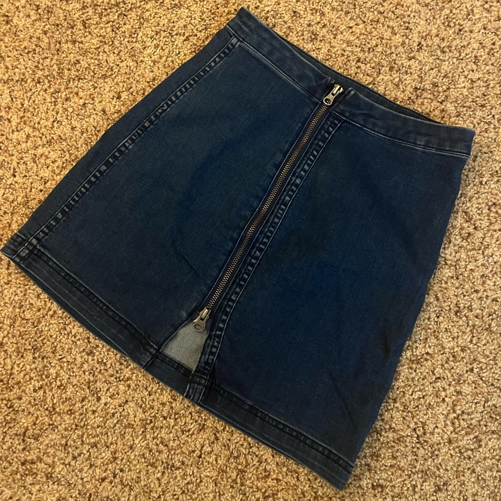 Free People jean skirt NWOT